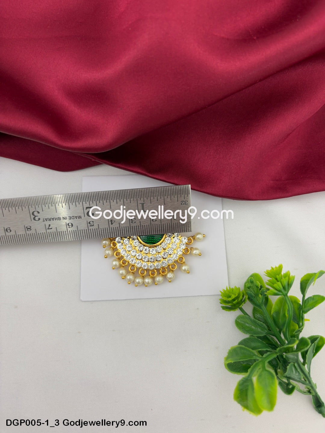 Deity God Jewelley Green Dollar Pendant For All Gods And Goddesses GodJewellery9.com DGP005-1 3