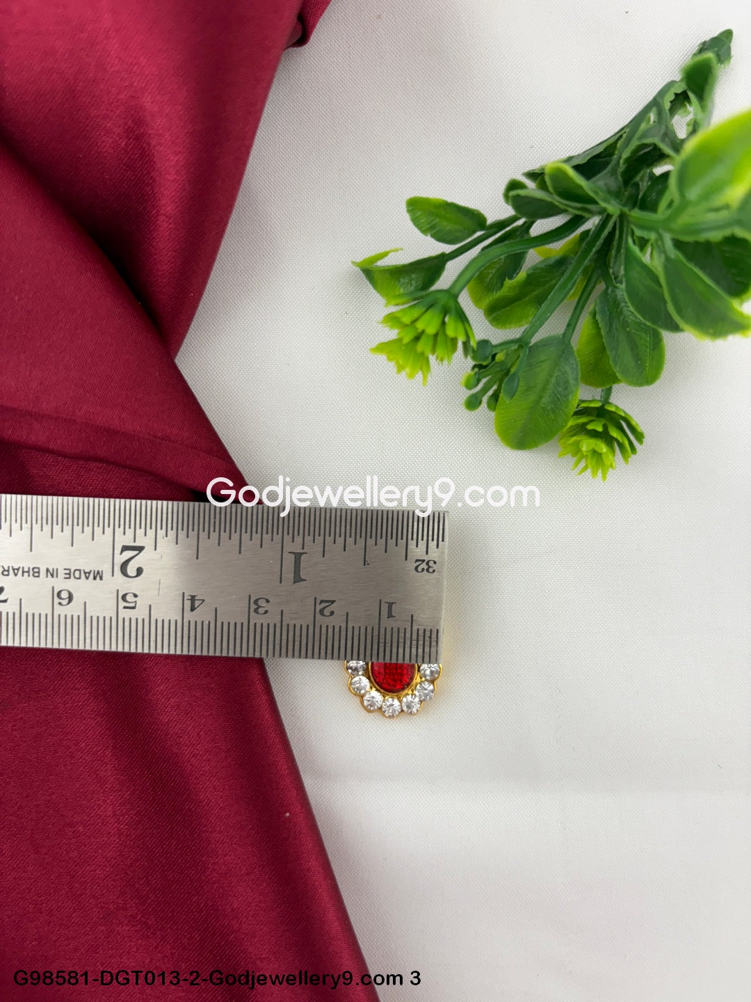 Deity God Stone Tilak Bindi Namam for Pooja Vigraha Tilakam Jewelley G98581-DGT013-2-Godjewellery9.com 3
