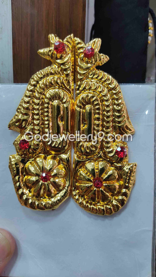 Deity God Temple Gold Plated Earrings 3.87 Godjewellery9