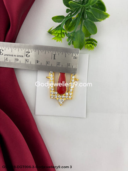 Deity God V Shape Stone Namam Tilak Online for Temple Decoration Use G93298-DGT006-3-Godjewellery9.com 3