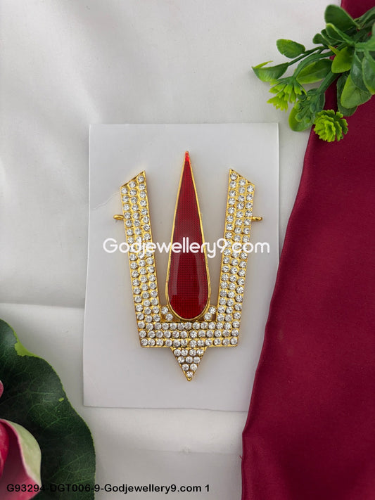 Deity God V Shape Stone Namam Tilak for Home and Temple Use Alankaram G93294-DGT006-9-Godjewellery9.com 1