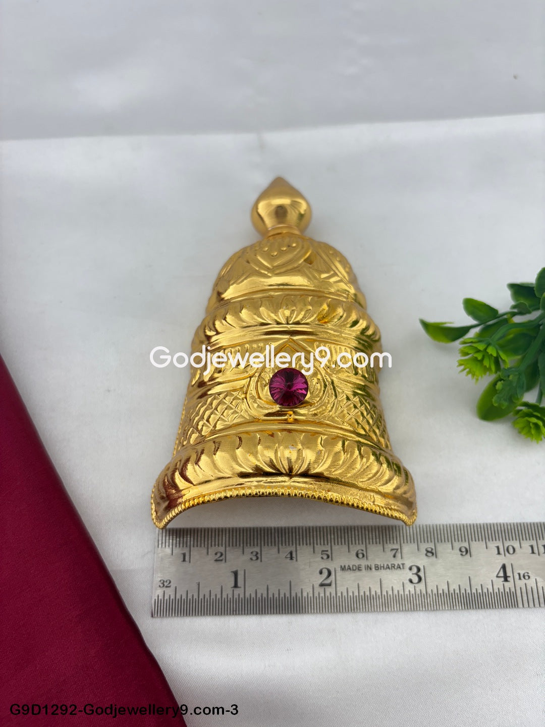 Deity Half Crown Mukut For Hindu God And Temple Idol Statues G2 Godjewellery9.com G9D1292-3