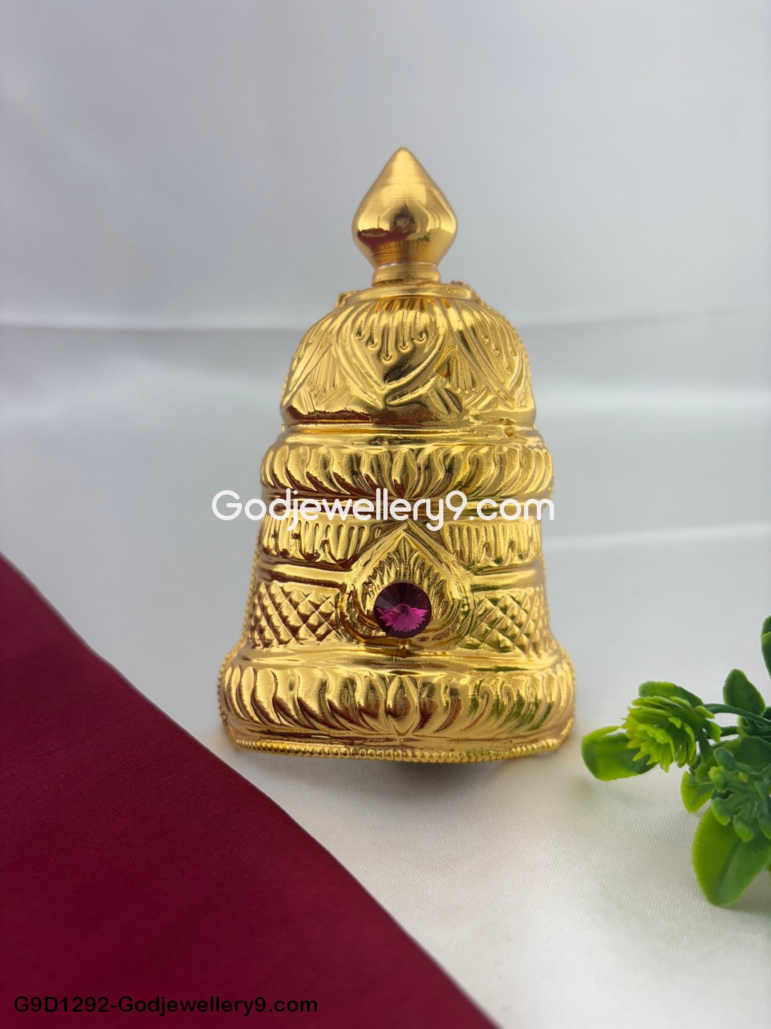 Deity Half Crown Mukut For Hindu God And Temple Idol Statues G2 Godjewellery9.com G9D1292