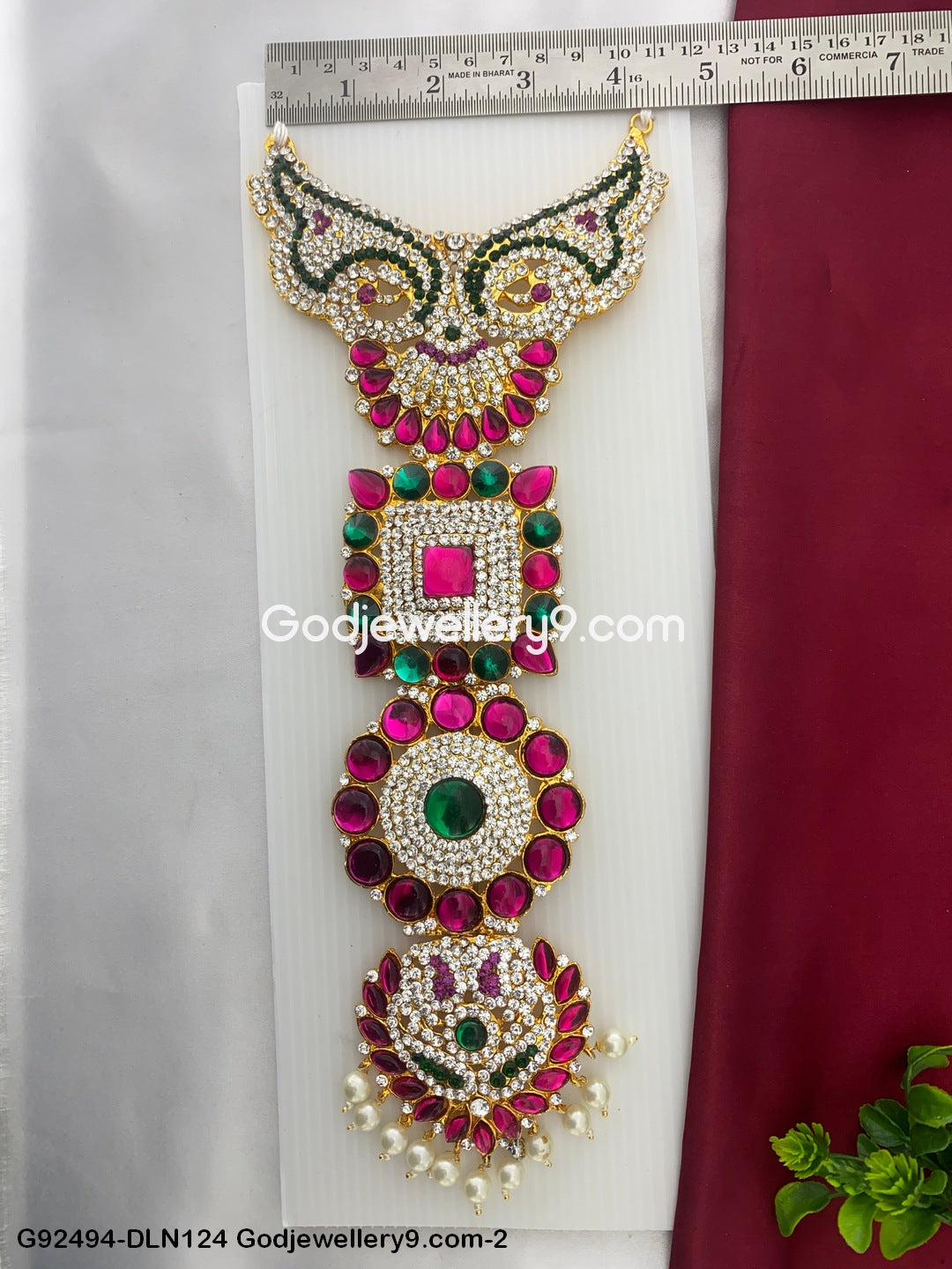 Deity_Long_Necklace_Chest_Haram_Centerpiece_Stone_Godjewellery9.com_G92494-DLN124-2