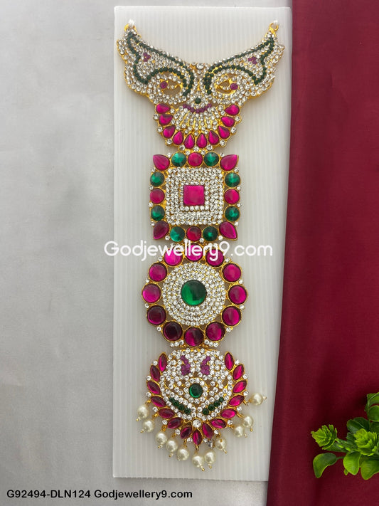 Deity_Long_Necklace_Chest_Haram_Centerpiece_Stone_Godjewellery9.com_G92494-DLN124