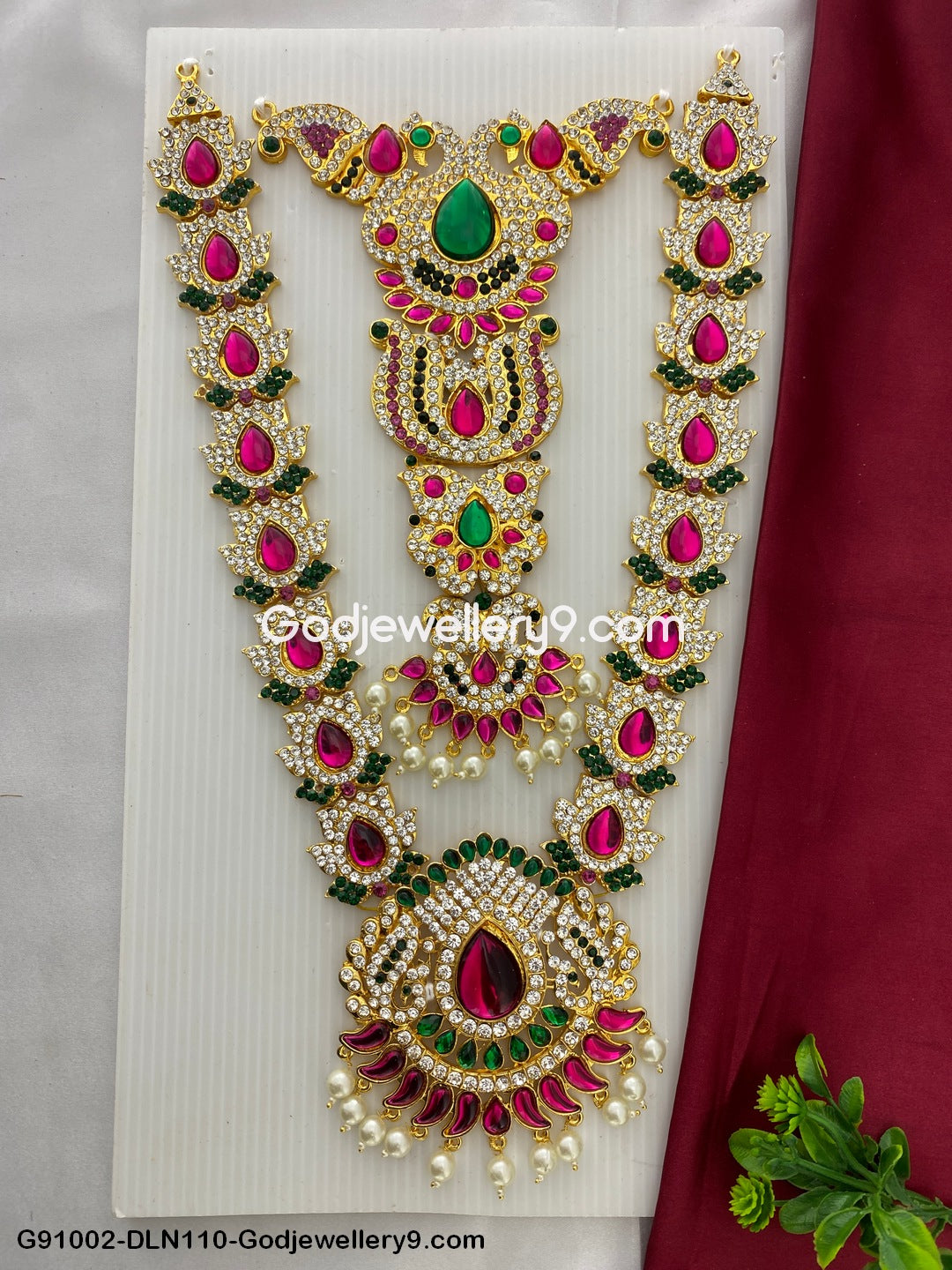 Deity_Long_Necklace_Chest_Haram_Stone_Kavasam_Amman_Jewellery_For_God_Godjewellery9.com_G91002-DLN110