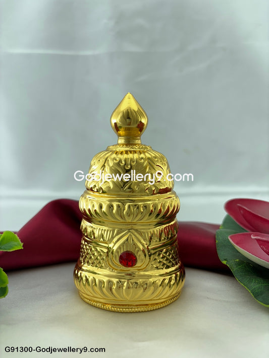 Deity Mukut God Round Crown For Idol And Amman G3 Godjewellery9.com-G91300-1300