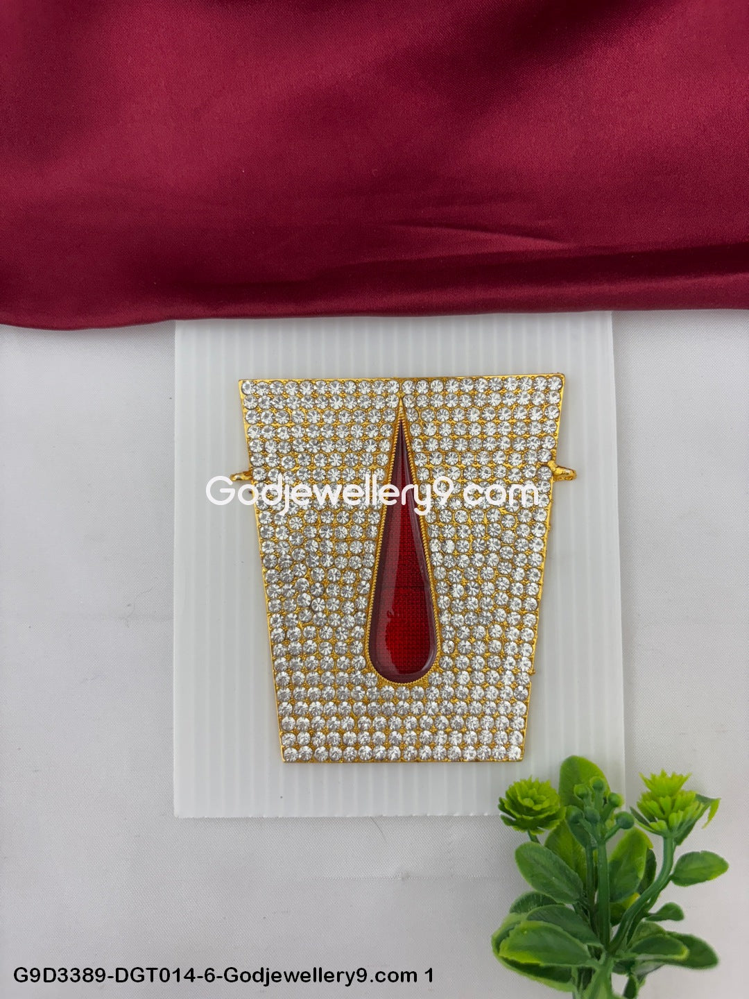 Deity Namam Tilak For Vishnu and Balaji God Idols Divine Rituals Godjewellery9.com G9D3389-DGT014-6 1
