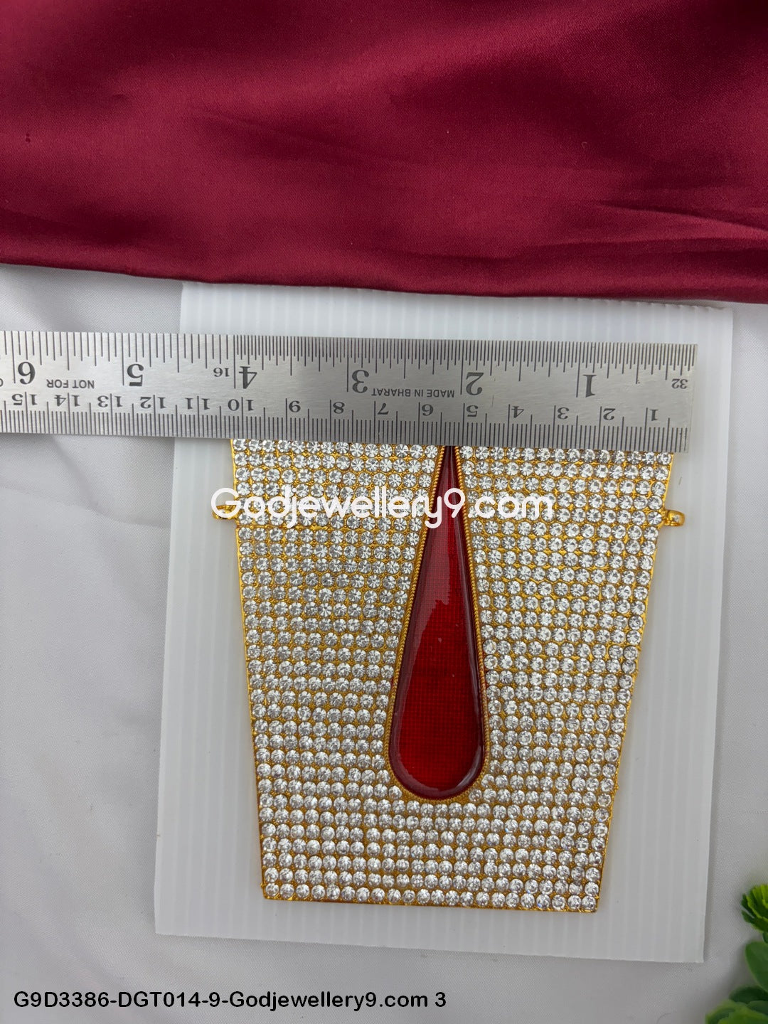 Deity Namam Vishnu Tilak For Home and Temple God Idols Pooja Godjewellery9.com G9D3386-DGT014-9 3