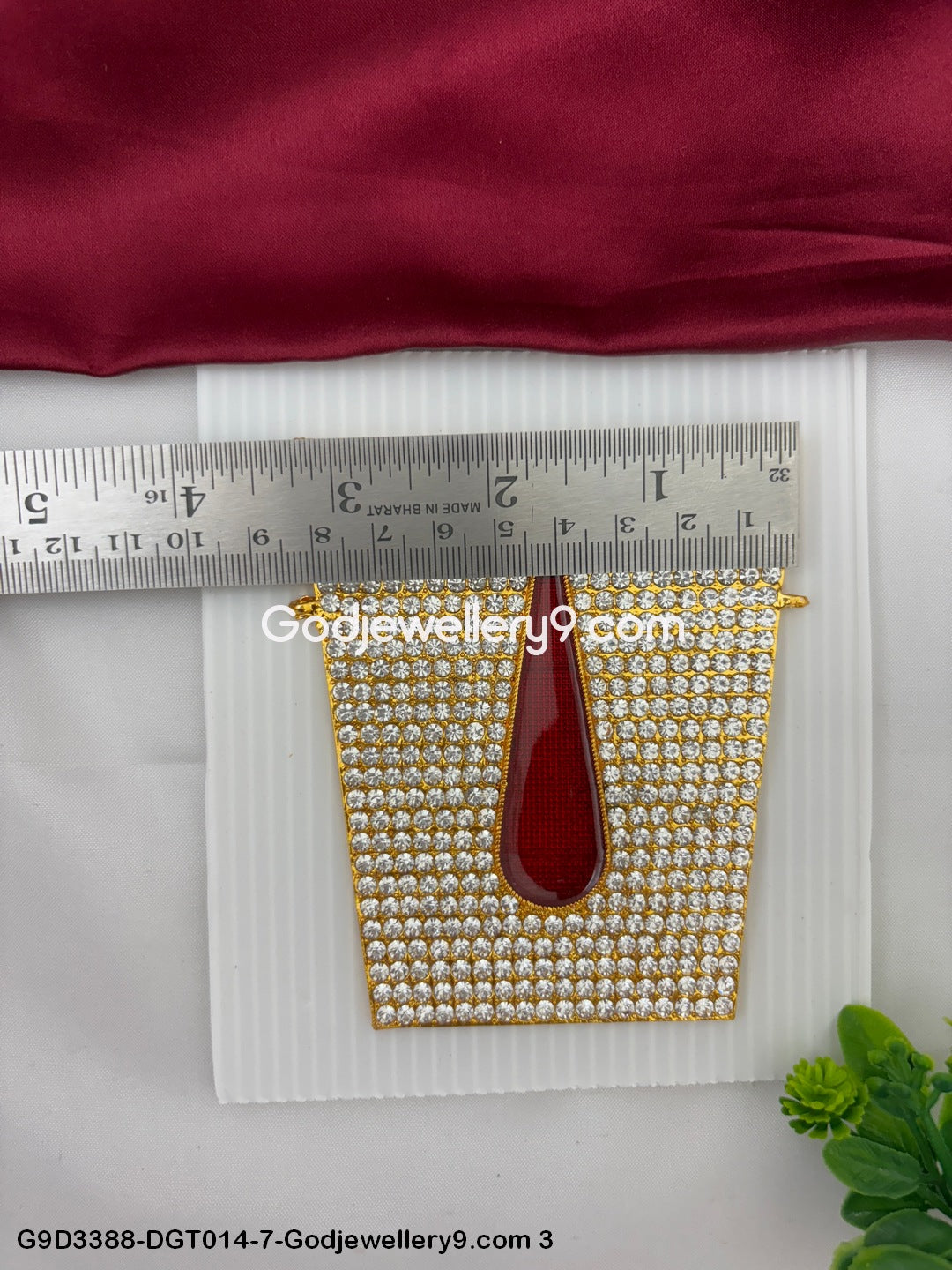 Deity Namam Vishnu Tilak Work God For Divine Rituals Temple Use Godjewellery9.com G9D3388-DGT014-7 3