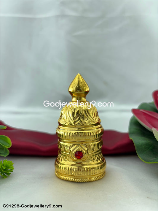 Deity Round Crown Mukut Kireedam For Hindu Idol Statues G1 Godjewellery9.com-G91298-1298