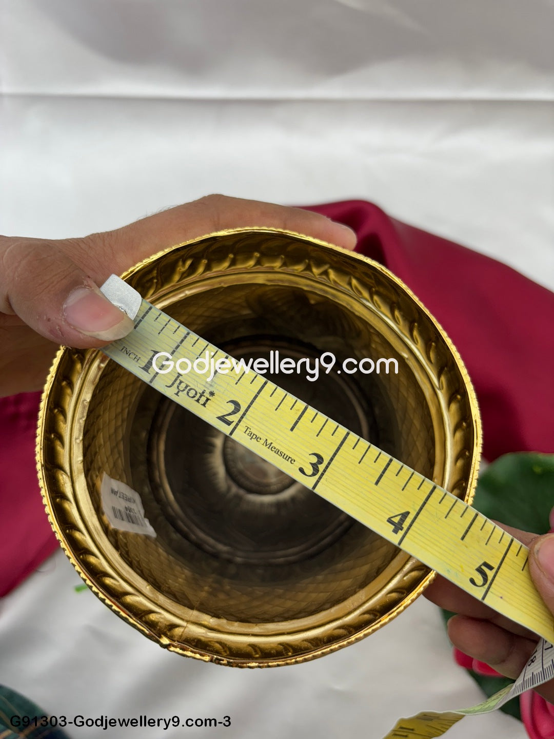 Deity Round Mukut Crown Kireedam For God and Goddess Idol Statues G5 Godjewellery9.com-GP91302-1302-3