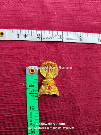 Deity Snake Mukut Gold Plated Small Half Crown Kireetam 9rcsc9-2 godjewellery9.com