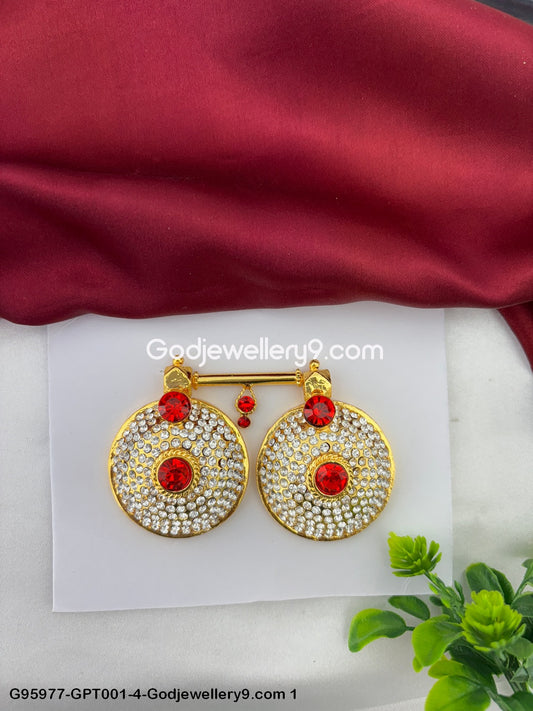 Deity Stone Mangalsutra And Pottu Thali for Amman Idol Decoration G95977-GPT001-4-Godjewellery9.com 1