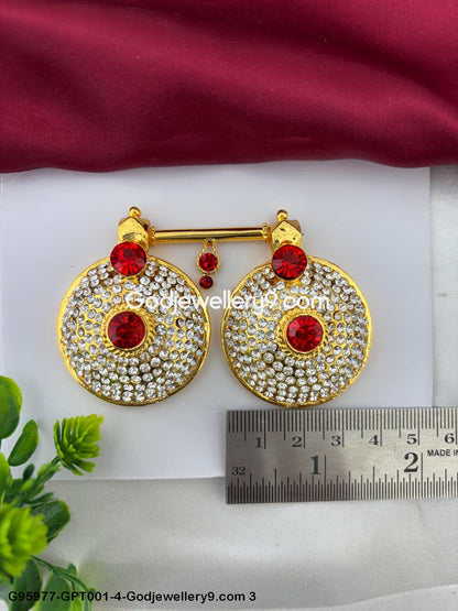 Deity Stone Mangalsutra And Pottu Thali for Amman Idol Decoration G95977-GPT001-4-Godjewellery9.com 3