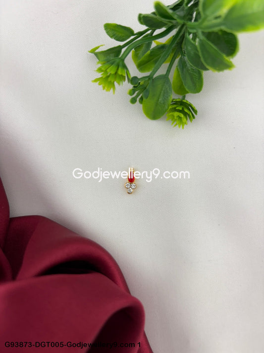 Deity Stone Tilak Bindi Pottu Forehead Murti God Temple Jewelry G93873-DGT005 -Godjewellery9.com 1