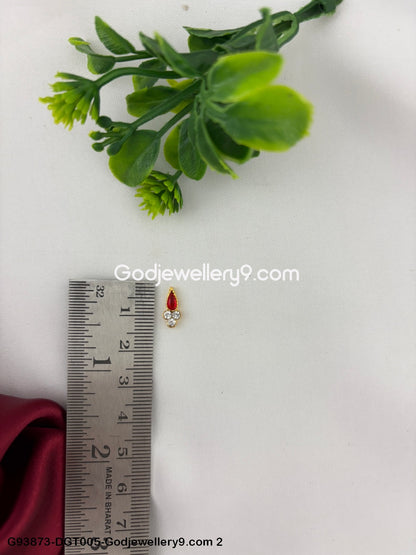 Deity Stone Tilak Bindi Pottu Forehead Murti God Temple Jewelry G93873-DGT005 -Godjewellery9.com 2
