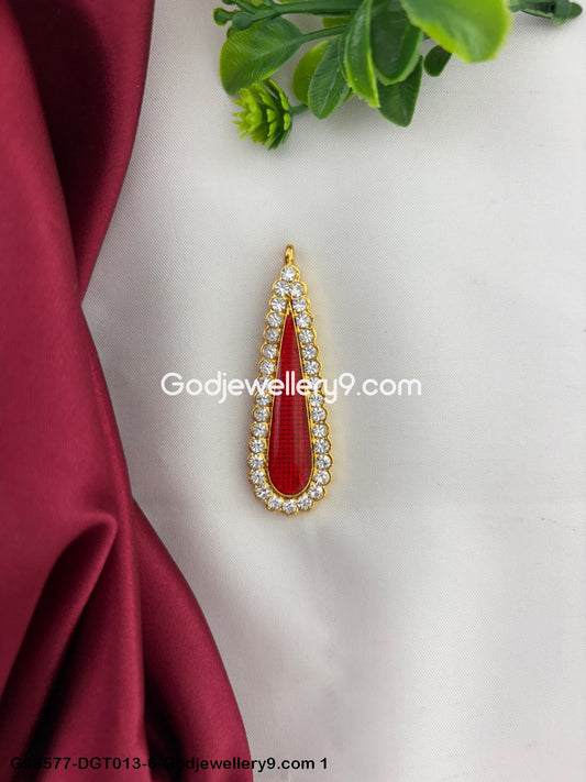 Deity Stone Tilak Bindi Temple God Jewelry Vigraha Murti Alankaram G98577-DGT013-5-Godjewellery9.com 1
