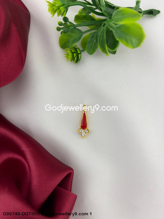 Deity Stone Tilakam Forehead Bindi Pottu for Balaji Murti Alankaram G99749-DGT005-2 -Godjewellery9.com 1
