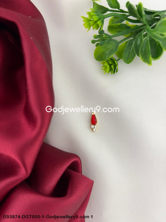 Deity Stone Tilakam Namam Bindi for God Ram Temple Idol Murti Alankaram G93874-DGT005-1 -Godjewellery9.com 1
