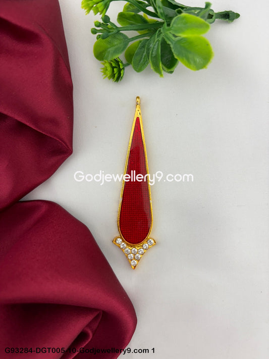 Deity Tilakam Stone Bindi Pottu for Miniature Murti Vishnu Idol G93284-DGT005-10 -Godjewellery9.com 1