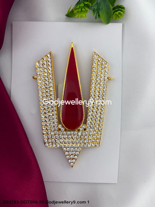 Deity V Shape Stone Namam For God Vishnu Pooja Decoration Idols Tilak G93293-DGT006-10-Godjewellery9.com 1