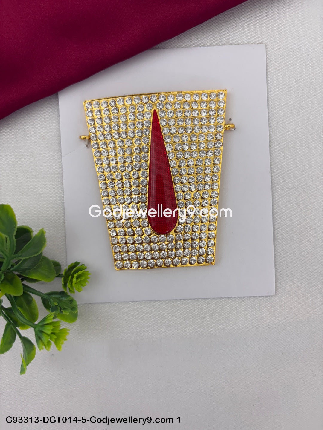 Deity Vishnu Namam For Small and Large Idols Pooja God Perfect Godjewellery9.com G93313-DGT014-5 1