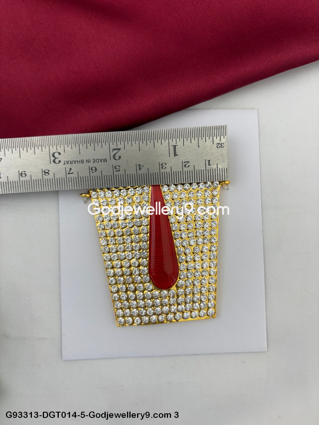 Deity Vishnu Namam For Small and Large Idols Pooja God Perfect Godjewellery9.com G93313-DGT014-5 3