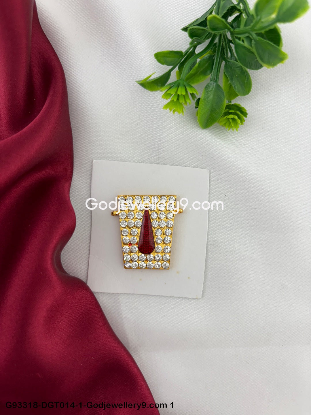 Deity Vishnu Namam Tilak For Pooja Balaji Perumal God Idols Proper Godjewellery9.com G93318-DGT014-1 1