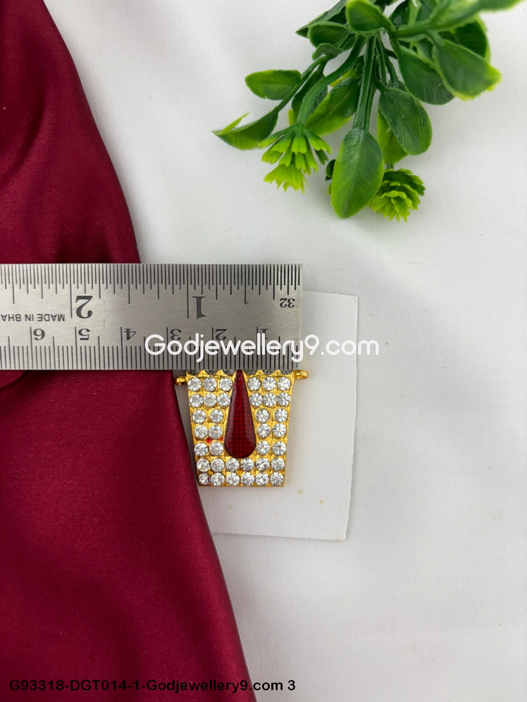 Deity Vishnu Namam Tilak For Pooja Balaji Perumal God Idols Proper Godjewellery9.com G93318-DGT014-1 3