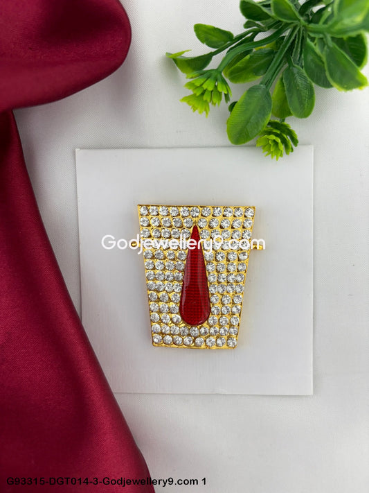Deity Vishnu Namam Tilak Online For Temple Decoration God Sacred Godjewellery9.com G93315-DGT014-3 1