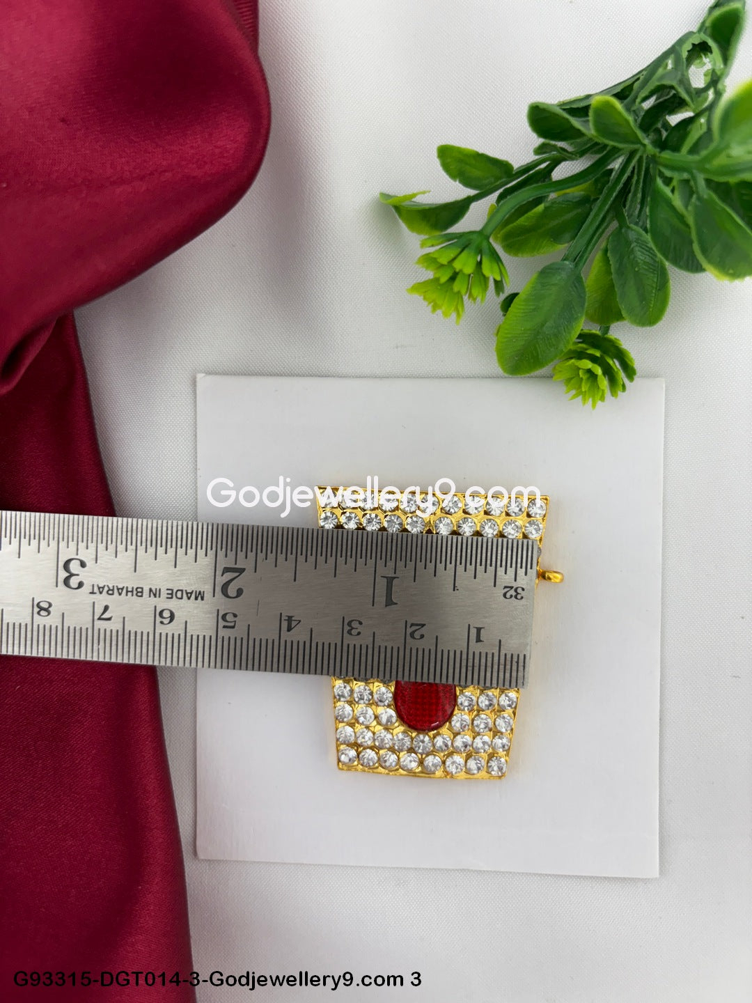 Deity Vishnu Namam Tilak Online For Temple Decoration God Sacred Godjewellery9.com G93315-DGT014-3 3