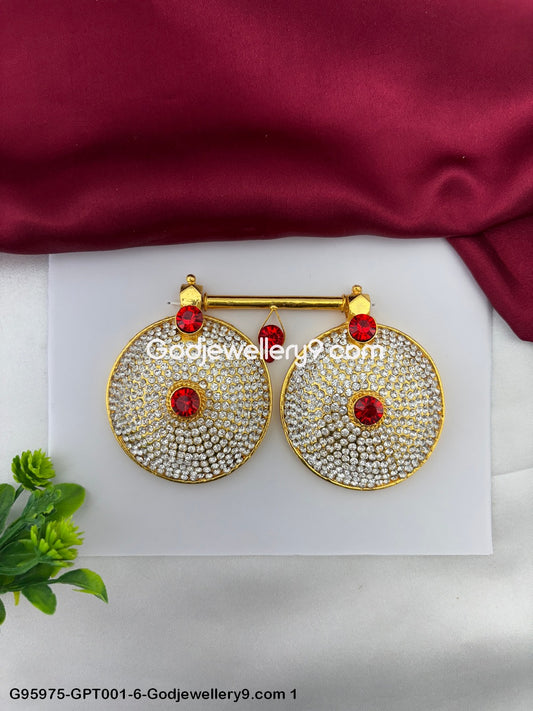 Devi Ammavari Stone Mangalsutra Pottu Thali for Deity God Puja Use G95975-GPT001-6-Godjewellery9.com 1