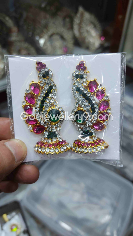 God Earrings Deity Amman Multi karna Pathakam G39 Godjewellery9