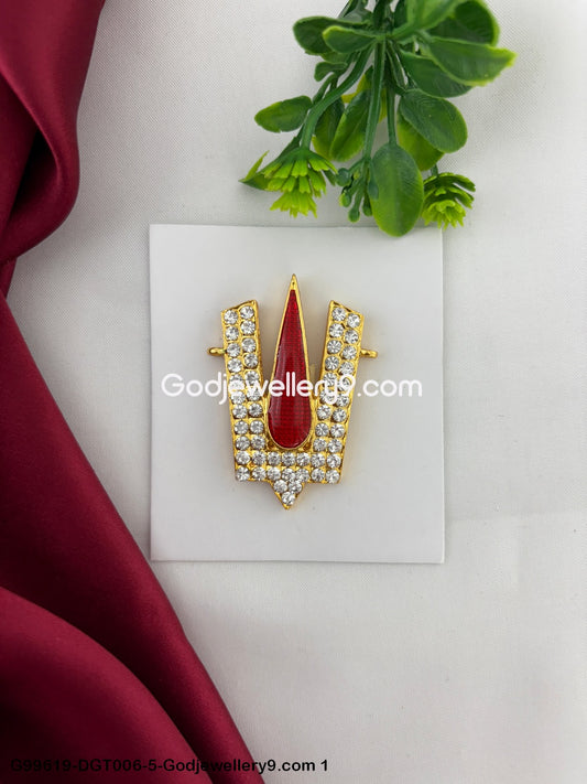 God V Shape Stone Namam Tilak for Small Large Idols Deity Pooja Alankaram G99619-DGT006-5-Godjewellery9.com 1