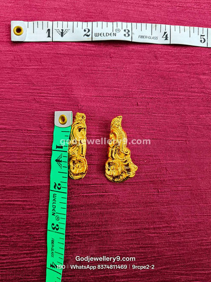 Gold Plated Earrings Karna pathakam 9rcpe2-1 godjewellery9.com