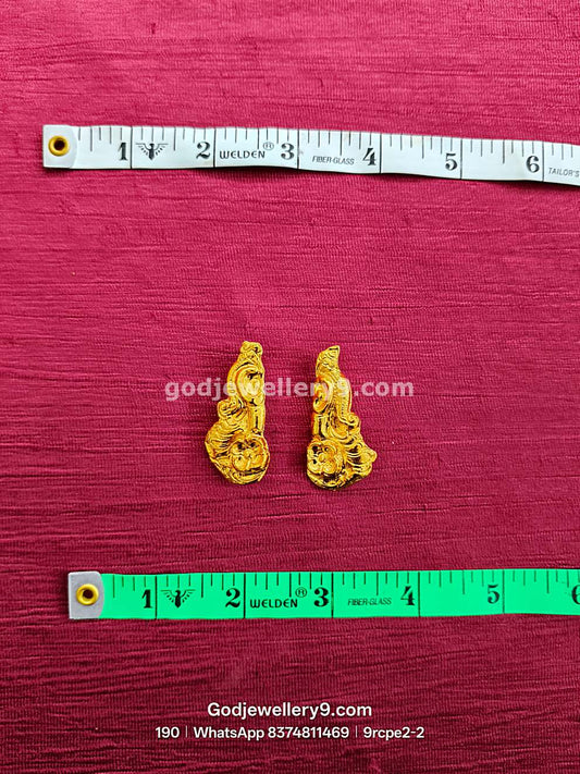Gold Plated Earrings Karna pathakam 9rcpe2 godjewellery9.com
