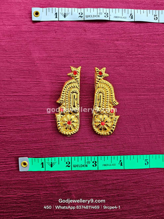 Gold Plated Earrings Karna pathakam 9rcpe4 godjewellery9.com