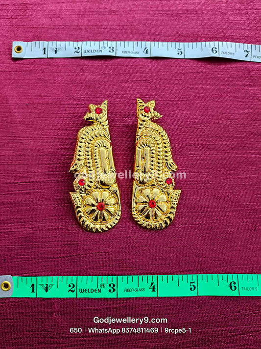 Gold Plated Earrings Karna pathakam 9rcpe5 godjewellery9.com