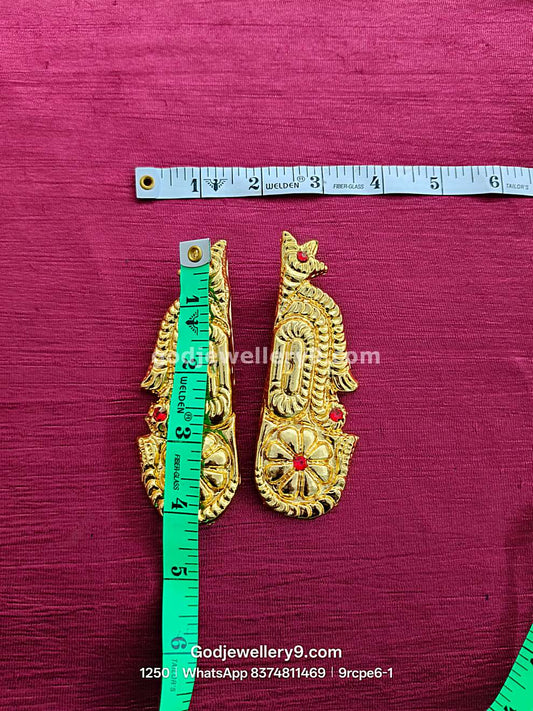 Gold Plated Earrings Karna pathakam 9rcpe6-1 godjewellery9.com