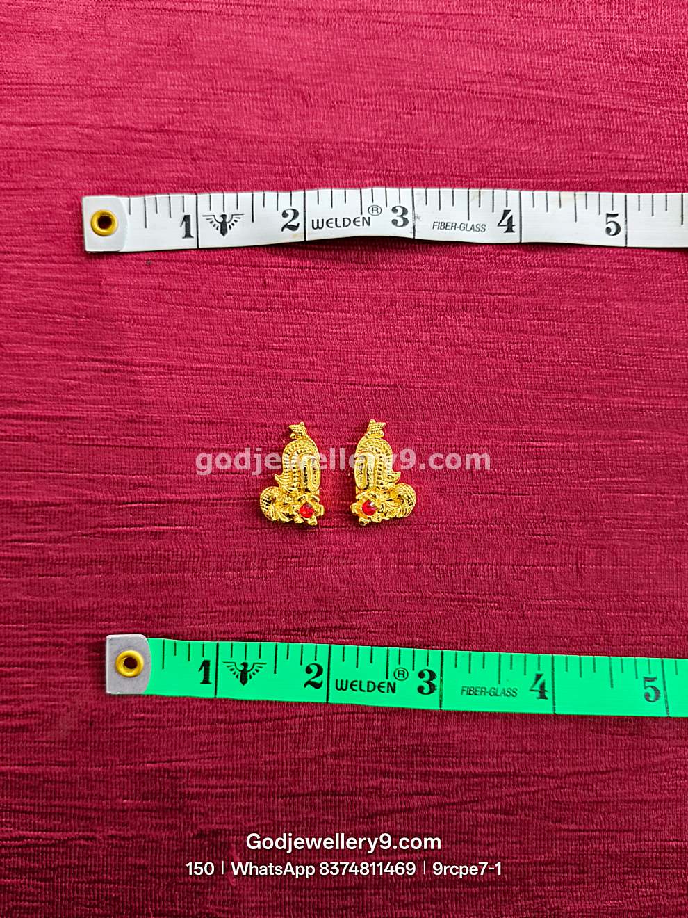 Gold Plated Earrings Karna pathakam 9rcpe7 godjewellery9.com
