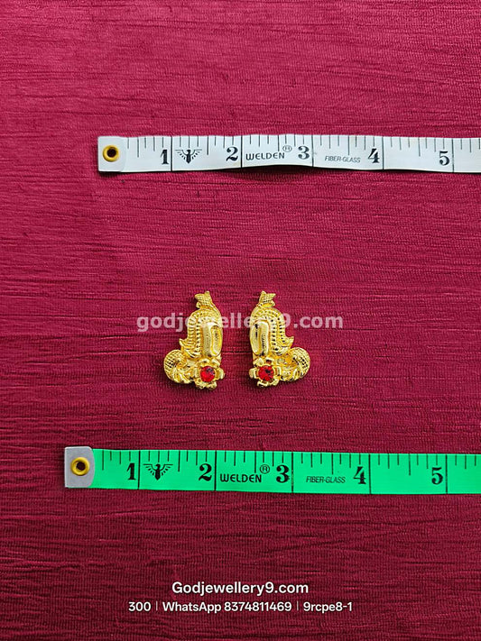 Gold Plated Earrings Karna pathakam 9rcpe8 godjewellery9.com