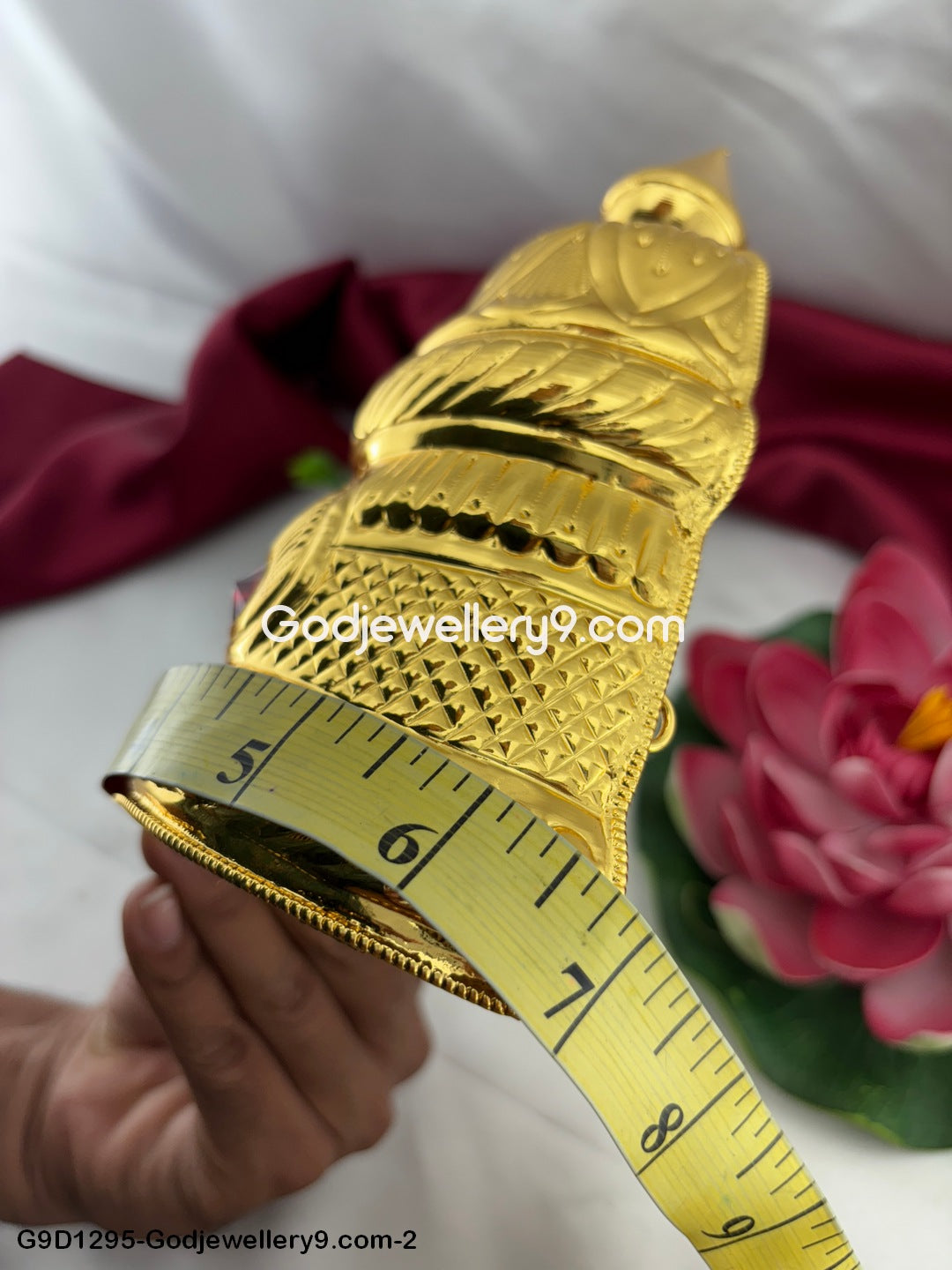 Half Crown Kireetam Mukut For Deity and God G5 Godjewellery9.com G9D1295-2