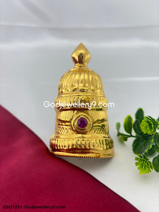Half Crown Kireetam Mukut For Hindu God and Deity G1 Godjewellery9.com G9D1291
