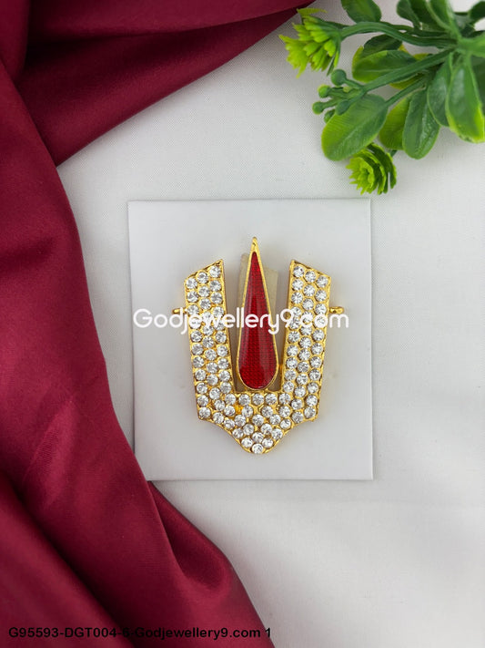 Handmade Balaji God Stone Namam Tilak for Vishnu Deity Murti Alankaram G95593-DGT004-6-Godjewellery9.com 1