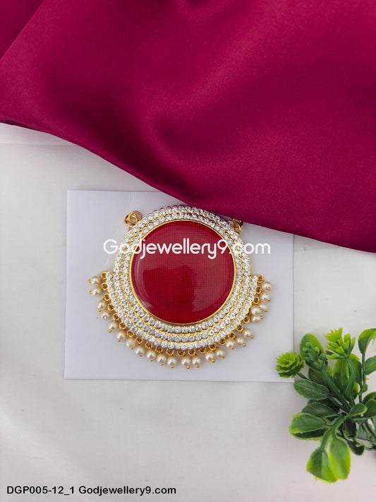 Marron Dollar Pendant Deity God Jewelley For All Gods And Goddesses GodJewellery9.com DGP005-12 1