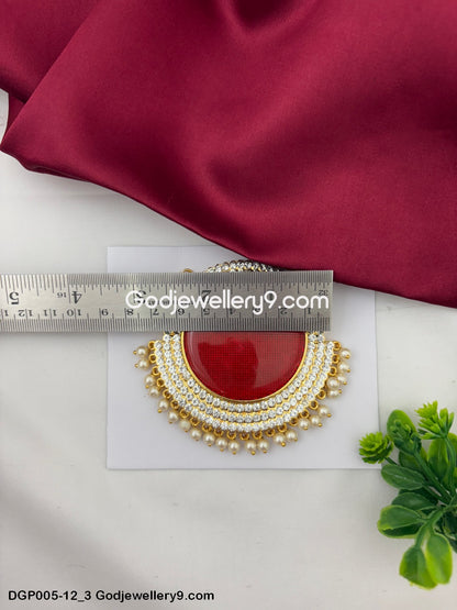 Marron Dollar Pendant Deity God Jewelley For All Gods And Goddesses GodJewellery9.com DGP005-12 3