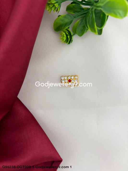 Shiva Pattai Deity Namam Vibuthi Thiruneer Tripundra Stone Tilak God G96238-DGT009-1-Godjewellery9.com 1