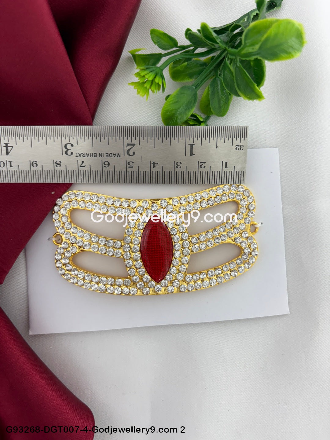 Shiva Stone Namam Pattai Thiruneer Tripundra Deity Vibuthi Tilak God Puja G93268-DGT007-4-Godjewellery9.com 2