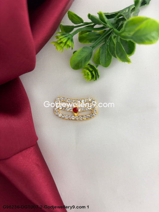 Shiva Vibuthi Thiruneer Stone Namam Tripundra Pattai Deity Tilak God G96236-DGT007-2-Godjewellery9.com 1